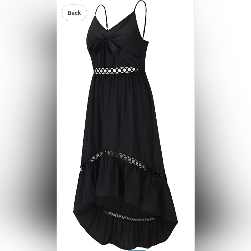 Black High Low Dress